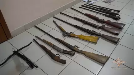 У жителя Татарстана нашли склад огнестрельного оружия