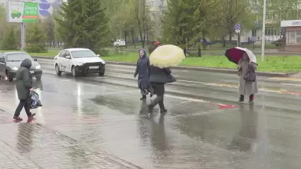 Жителей Татарстана снова ожидает дождь с грозой и порывистый ветер