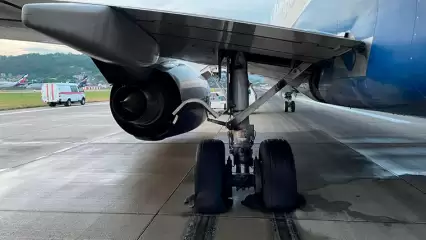 У самолета из Казани при посадке в аэропорту Сочи загорелось шасси - НТР 24