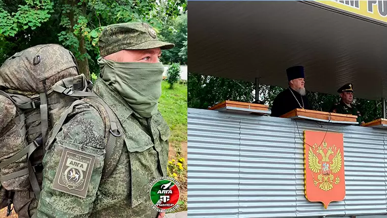 Контрактник из Нижнекамска показал форму татарстанского батальона «Алга»
