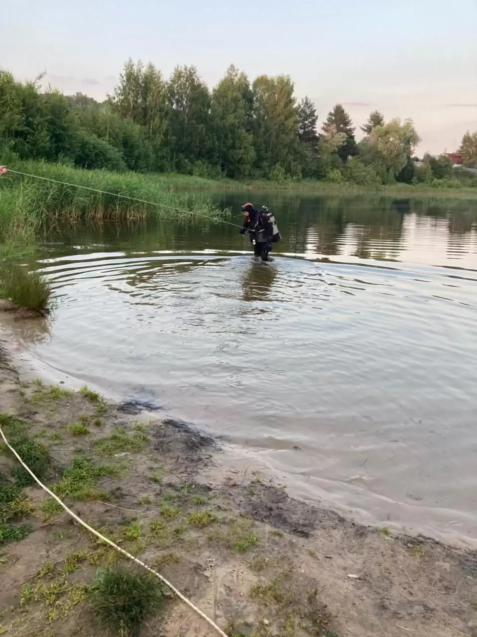 глубокое озеро в казани