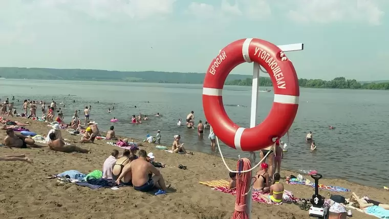 Роспотребнадзор включил городской пляж Нижнекамска в список самых безопасных и чистых в России