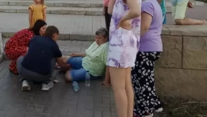 Нижнекамка сломала ногу на спуске к пешеходному переходу на набережной - НТР 24