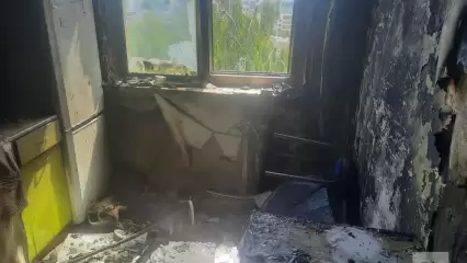 При пожаре в жилом доме Челнов пострадали парень и девушка