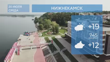 Прогноз погоды в Нижнекамске на 20-е июля 2022 года