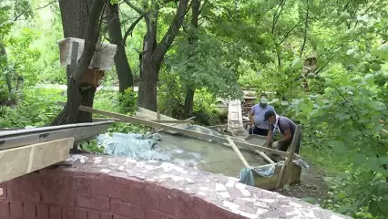 В Нижнекамске приступили к благоустройству родника на ул. Лесной - НТР 24