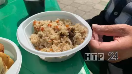 В Нижнекамске устроили застолье в честь Курбан-байрама для инвалидов - НТР 24