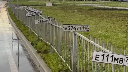 В Нижнекамске после ливня на пр. Мира образовалась «выставка смытых номеров» - НТР 24