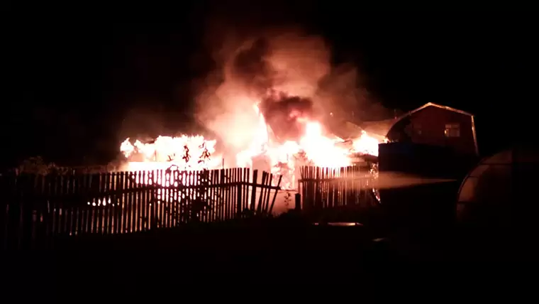 У нижнекамца сгорел дачный дом с баней за 2,5 млн рублей