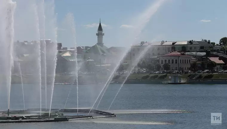 В Казани заменят фонтан на озере Кабан