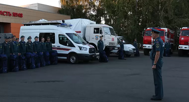 Пожарные Татарстана отправились на тушение пожаров в Нижегородской области