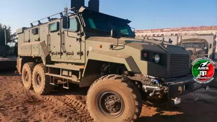 Мощный «Ахмат»: татарстанский батальон «Алга» получил первый образец нового бронеавтомобиля