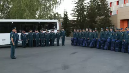 «Пожарный десант» из Татарстана отправился в Нижегородскую область для борьбы с крупным лесным пожаром - НТР 24