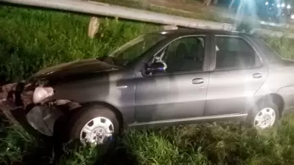 В Нижнекамске две девушки на иномарке вылетели в кювет на Красном Ключе - НТР 24