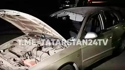 В Казани водитель получил контузию и ожог при взрыве газового баллона
