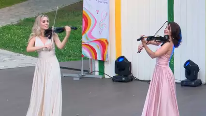 Концерт скрипичного дуэта «MisStereo» в Нижнекамске в рамках проекта «Культурная среда города» собрал аншлаг