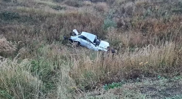 Легковушка вылетела в кювет на трассе в Татарстане – пассажир погиб, а водитель скрылся