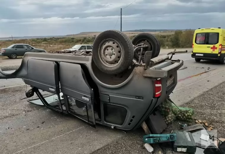 В Татарстане при столкновении внедорожников погиб водитель