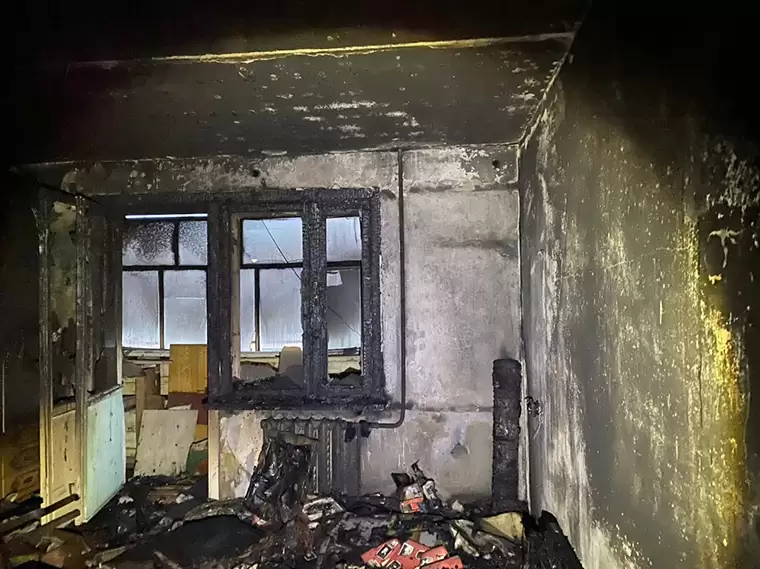 В Нижнекамске при пожаре в квартире погиб мужчина