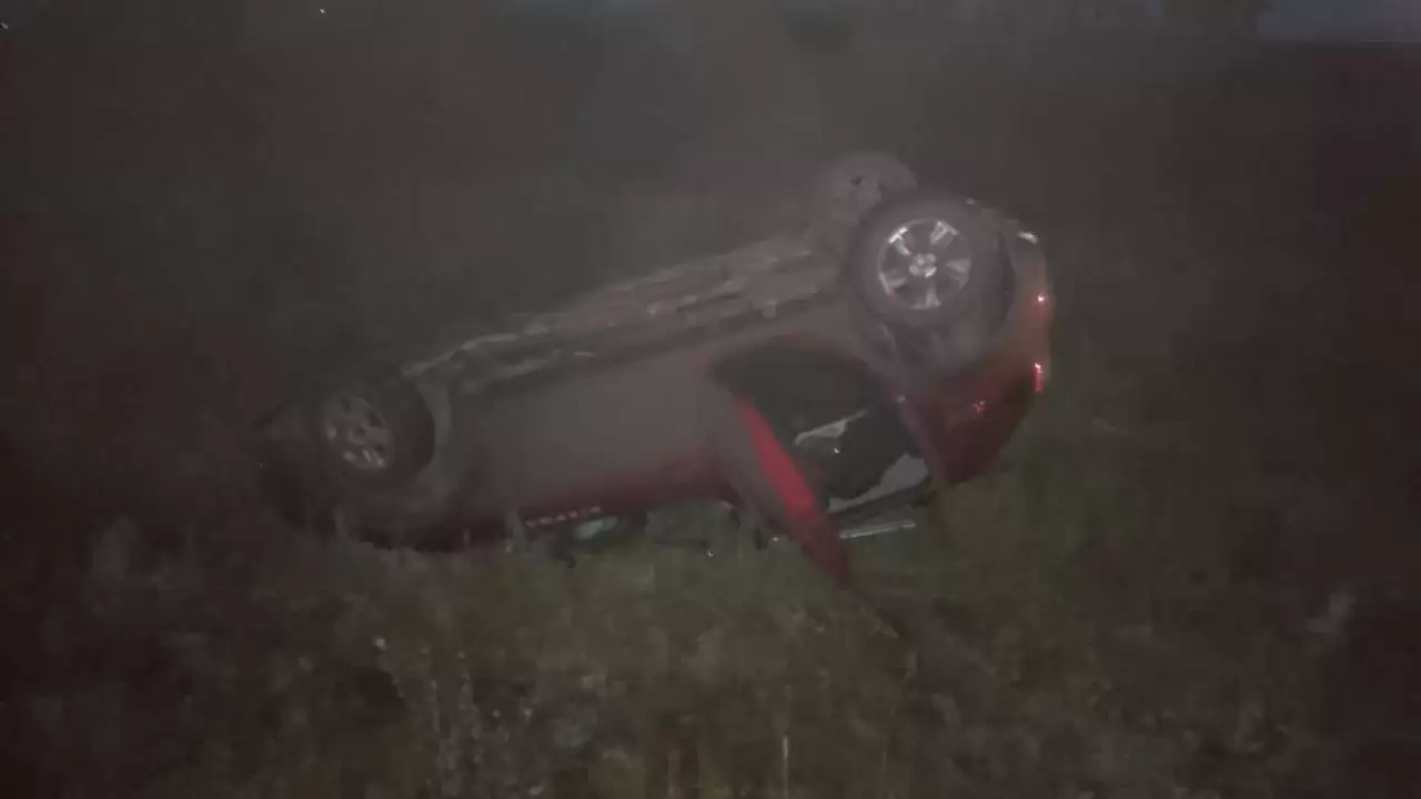 В Татарстане автомобиль вылетел с трассы и перевернулся  – водитель погиб