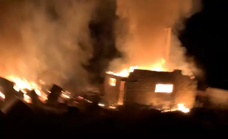 В селе Бакирово в Татарстане в сгоревшем доме погиб мужчина