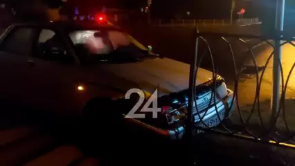 В Казани из-за аварии на перекрёстке образовалась большая пробка