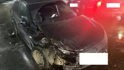 В Нижнекамске на ул. Бызова произошла массовая авария – один человек пострадал - НТР 24