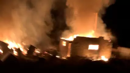 В селе Бакирово в Татарстане в сгоревшем доме погиб мужчина