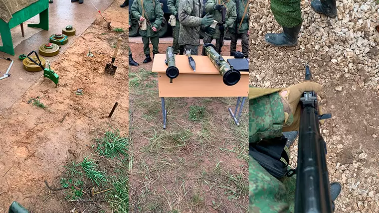 Опубликованы кадры подготовки мобилизованных Татарстана на полигоне