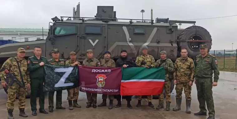 Бойцы батальона «Тимер» поблагодарили президента Татарстана за технику