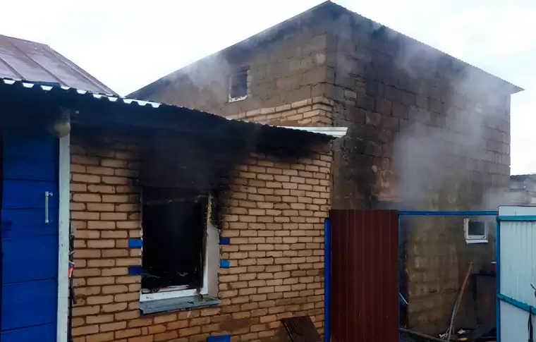 В Татарстане житель села погиб при пожаре в бане