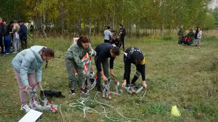 Студенты и школьники Нижнекамского района успешно справились с испытаниями на турслёте