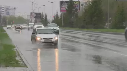 Татарстанцев предупредили о дожде и порывистом ветре