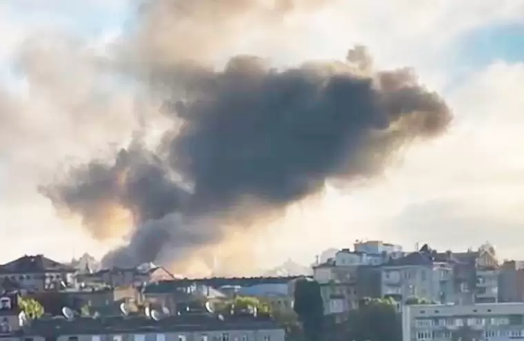 В Киеве и крупных городах Украины прогремели взрывы