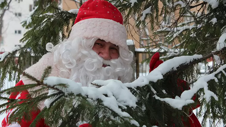 Заместитель мэра Нижнекамска поздравила Деда Мороза с Днём рождения
