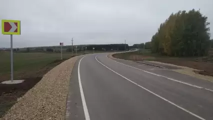 В Татарстане завершен капитальный ремонт автодороги Большая Атня – Чепчуги