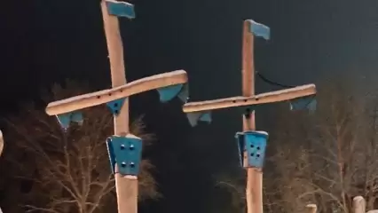 Нижнекамцу померещились кресты на игровой площадке на набережной - НТР 24