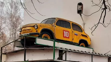 В Нижнекамске хотят демонтировать легендарный запорожец на ул. Юности - НТР 24