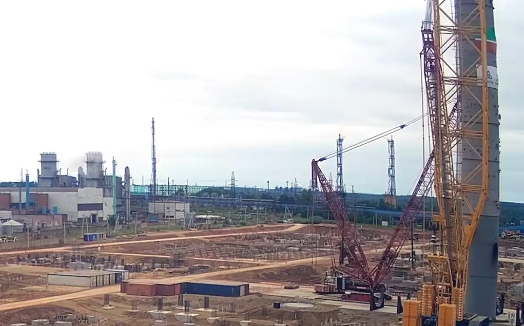 На пике строительства ЭП-600 в Нижнекамске будет задействовано 7 тыс. рабочих