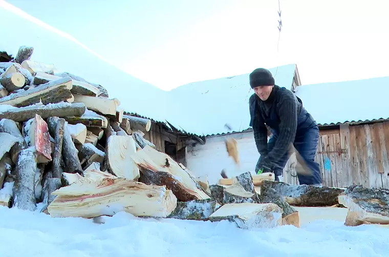 В сёлах Нижнекамского района активисты помогают семьям мобилизованных дровами