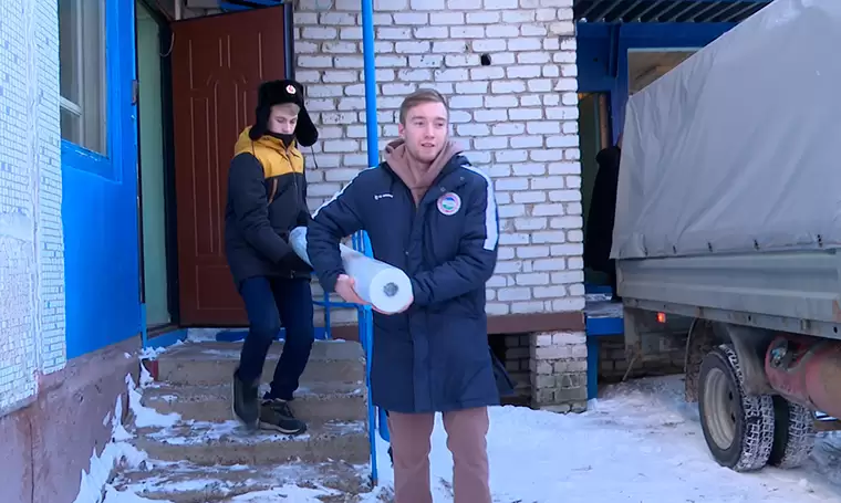 Нижнекамцы отправили очередную партию помощи для мобилизованных на сборный пункт в Казани