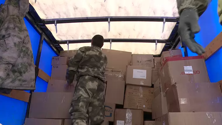 Из Нижнекамска в зону СВО отправили около трёх тонн гуманитарной помощи