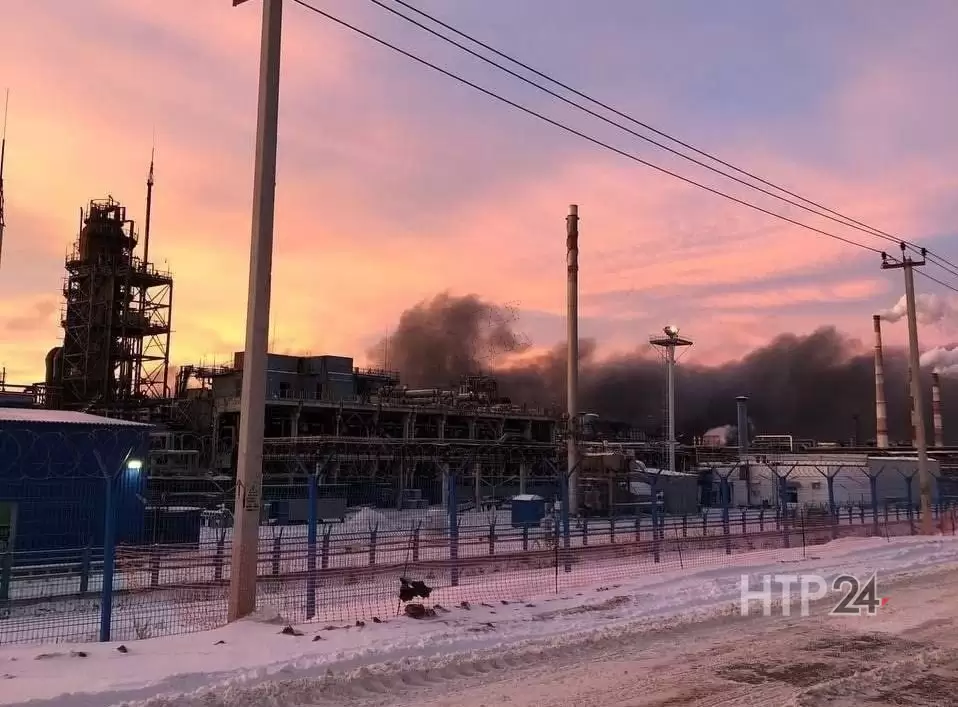 Пожар в промзоне Нижнекамска полностью потушен