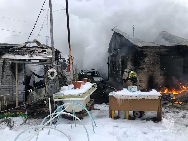 62-летний мужчина погиб при пожаре в дачном доме под Нижнекамском