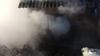 В Нурлате сгорела баня вместе с хозяином
