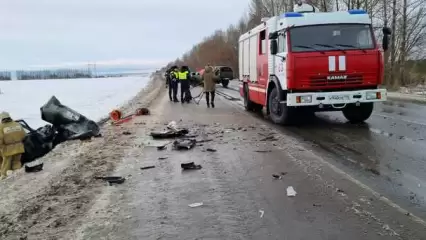 На трассе в Нижнекамском районе произошло смертельное ДТП