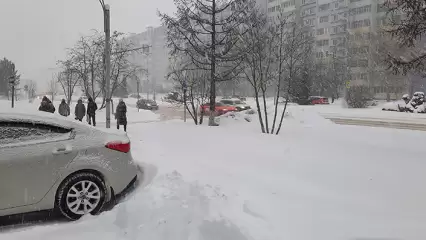 В четверг в Татарстане ожидаются снегопад и метель