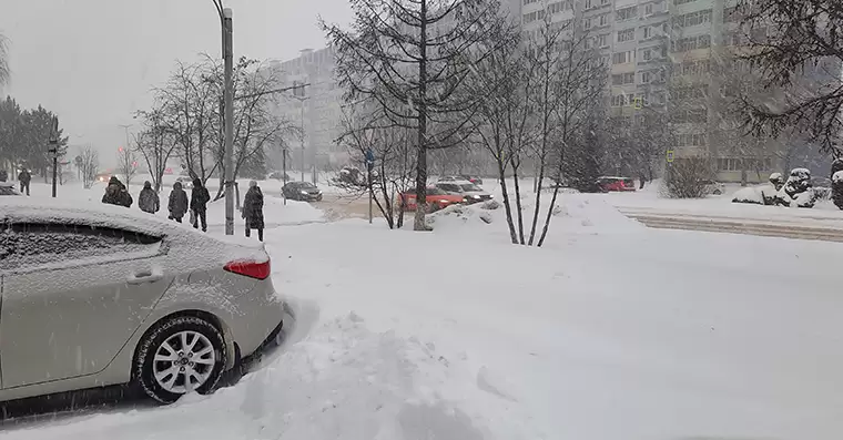 В четверг в Татарстане ожидаются снегопад и метель