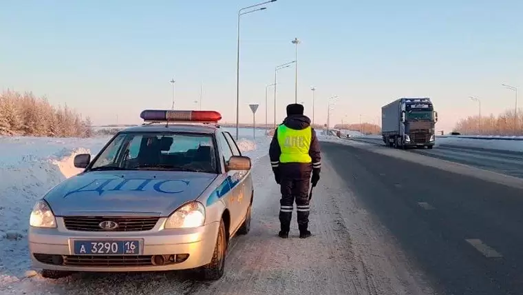 Погода не повлияла на режим работы госавтоинспекторов Татарстана