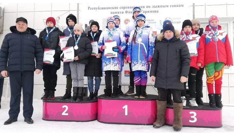 Юные лыжники из Нижнекамска взяли 4 «золота» на республиканских соревнованиях